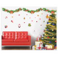 Cheap Merry Christmas Removable Colorful Vinyl Wall Window Sticker
